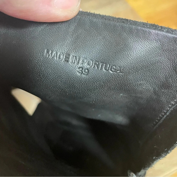 The last conspiracy Angela suede ankle boot womens 39/ 8.5 whimsigoth block heel - Picture 8 of 9